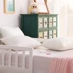 NTBAY 2 Pack Travel Pillows with Zippered Cases