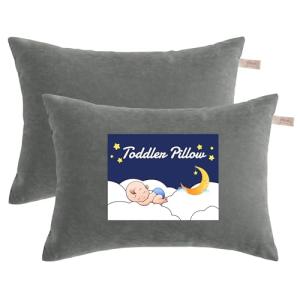 Soft Travel Pillows for Toddlers - Dark Grey