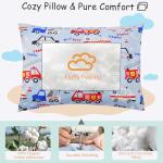 ZPECC Organic Cotton Toddler Travel Pillows 2 Pack
