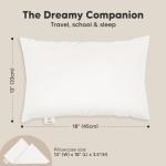 Kids Travel Pillow - Organic Cotton, Soft & Breathable