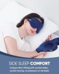MZOO 3D Sleep Eye Mask for Travel, Blue