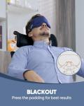 MZOO 3D Sleep Eye Mask for Travel, Blue