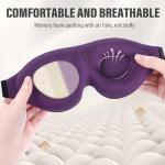 YIVIEW 3D Light Blocking Sleep Mask for Side Sleepers