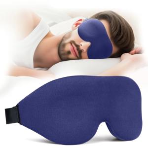 Luxury 3D Sleep Mask for Travelers – Blue