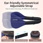 Luxury 3D Sleep Mask for Travelers – Blue