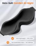 3 Pack Blackout 3D Eye Masks for Sleeping