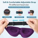 3D Contoured Sleep Mask for Side Sleepers