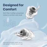 Softvox Reusable Ear Plugs for Sleep and Travel