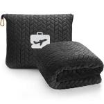 EverSnug 2-in-1 Travel Blanket Pillow - Black