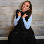 EverSnug 2-in-1 Travel Blanket Pillow - Black