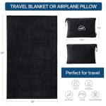 Ultra-Soft Travel Blanket with Luggage Sleeve