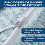 Ultra-Soft Travel Blanket with Bag and Clip