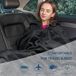 Ultra-Soft Travel Blanket with Luggage Sleeve