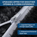 Ultra-Soft Travel Blanket with Luggage Sleeve