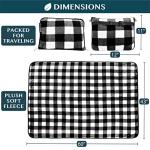 PAVILIA 2-in-1 Travel Blanket and Pillow Set