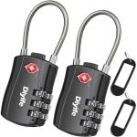 TSA Approved 3-Digit Luggage Locks - 2 Pack