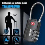 TSA Approved 3-Digit Luggage Locks - 2 Pack