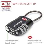 GIVERARE TSA Approved Combination Luggage Locks - 4 Pack