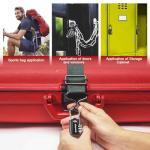 GIVERARE TSA Approved Combination Luggage Locks - 4 Pack