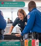 TSA Approved Travel Locks - 4 Pack Black