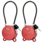 TSA Approved Ultra-Secure Travel Luggage Locks - 2 Pack