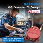 TSA Approved Ultra-Secure Travel Luggage Locks - 2 Pack