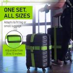 TSA-Approved Luggage Straps with Heavy-Duty Buckles