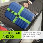 TSA-Approved Luggage Straps with Heavy-Duty Buckles