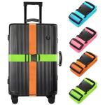 BILIONE 4 Pack TSA Approved Luggage Straps