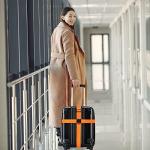 TSA Approved Luggage Straps - 4 Pack (Orange)