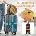 BILIONE 4 Pack TSA Approved Luggage Straps