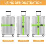 BILIONE 4 Pack TSA Approved Luggage Straps