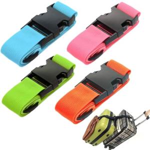 Adjustable Luggage Straps for Connecting Suitcases