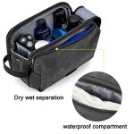 BAGSMART Water-Resistant Toiletry Bag for Men