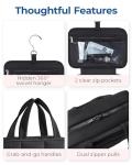 BAGSMART Hanging Travel Toiletry and Jewelry Bag
