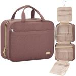 NISHEL Large Hanging Toiletry Bag in Rosewood-Pink