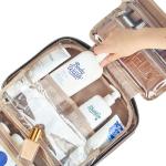 NISHEL Large Hanging Toiletry Bag in Rosewood-Pink