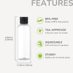 LISAPACK TSA Approved Travel Size Toiletry Bottles