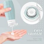 Redfly TSA Approved Leak Proof Travel Toiletry Bottles