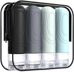 Glamfields TSA Approved Leak-Proof Travel Toiletry Bottles
