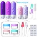 19 Pack TSA Approved Travel Bottles for Toiletries