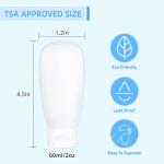TSA Approved Travel Bottles Set - 4 Pack