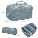 BOYATU 3-Piece Travel Makeup Bag Set - Light Blue