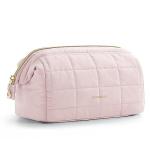 BAGSMART Pink Travel Makeup and Toiletry Bag