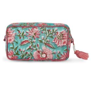 Large Capacity Travel Makeup Bag – Floral Design