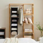 YOUDENOVA 6-Shelf Hanging Closet Organizer - Black