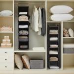 YOUDENOVA 6-Shelf Hanging Closet Organizer - Black