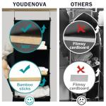 YOUDENOVA 6-Shelf Hanging Closet Organizer - Black