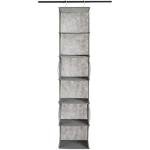 Amazon Basics 6-Tier Hanging Closet Organizer, Grey