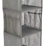 Amazon Basics 6-Tier Hanging Closet Organizer, Grey